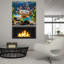  'Ajolote Axolotl Axolote' by Pedro Gavidia Acrylic Glass Wall Art, 36" x 36"