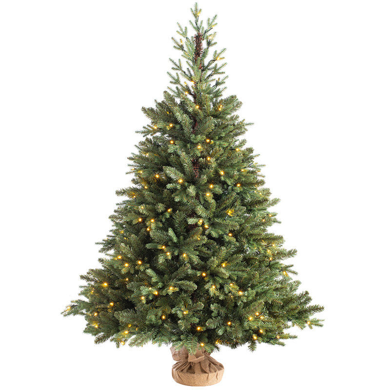 Norway Lighted Artificial Spruce Christmas Tree, 5ft.