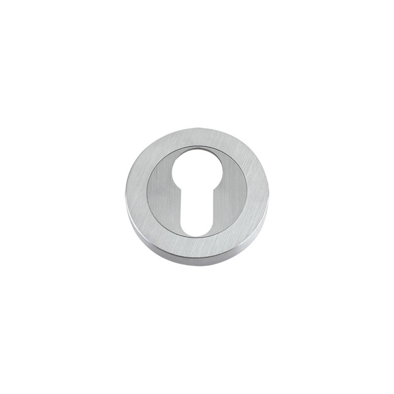 Euro Profile Escutcheon, Satin Chrome