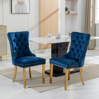 Chaise de salle à manger rembourrée Alexeis
