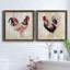 Pecking l'ordre I - ensemble de 2 peintures sur toile encadrées-1715453251-1715453256