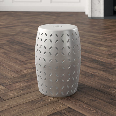 Tabouret de jardin en porcelaine