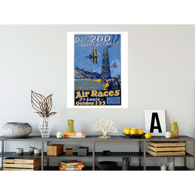 «International Air Races» par Carl Dalter - Estampe numérique