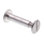 Binding Posts and Screws, Truss Head, Slotted Drive, 3/16 in. X 3/4 in. (25 Pack)