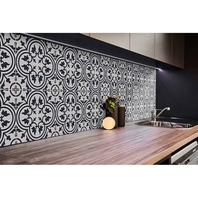 Self Adhesive Vinyl Splashback Sticker Wall Stickers 39,37x19,68 Inch Tile Peel and Stick Wall Tiles