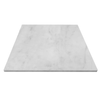 Carreaux de marbre de Carrare 45,7 x 45,7 cm (18 x 18 pi) - Finition adoucie - Carreaux muraux et de sol