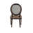 Farmhouse Solid Oak Frame Upholstered Dining Chair