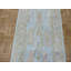 Tapis de couloir oriental bleu ciel moderne noué à la main 3 po 2 x 14 po G12316