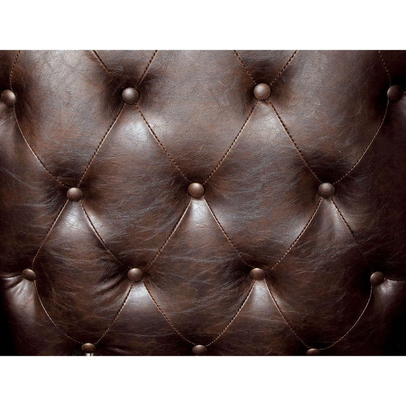 Marjorie  Faux Leather Wingback Chair