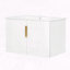 Meuble-lavabo mural 30 po avec lavabo en céramique et tablette réglable-241675185