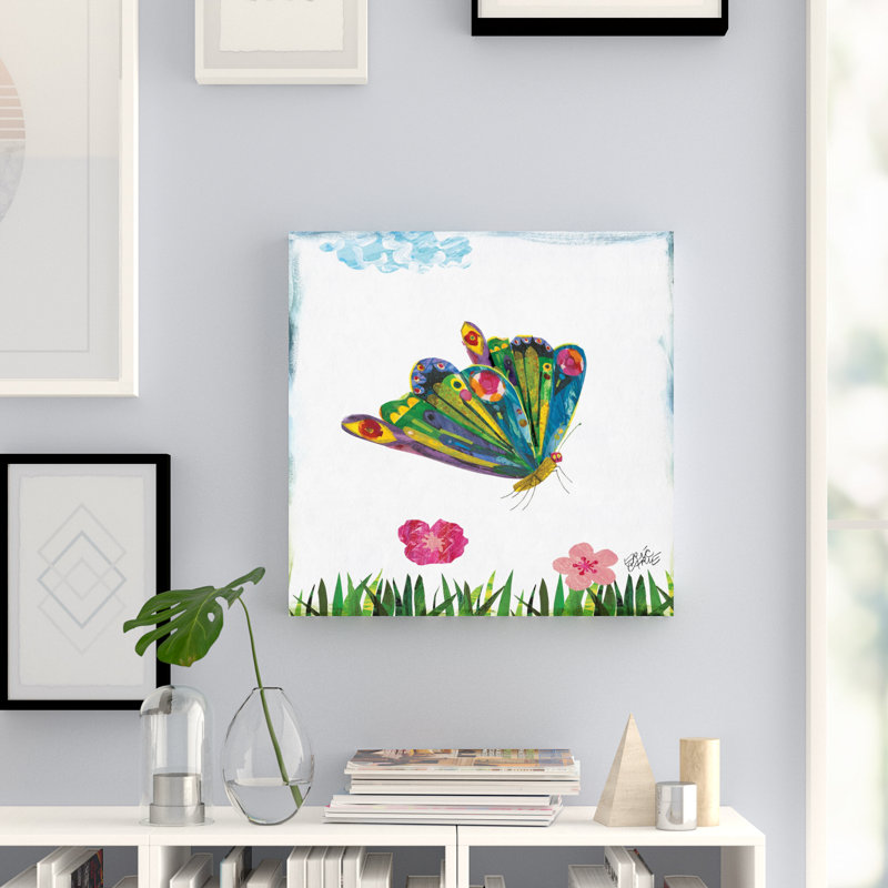 «Knott Vibrant Butterfly Wings II», reproduction sur toile tendue, H 18 po x l 18 po x 1,5 po