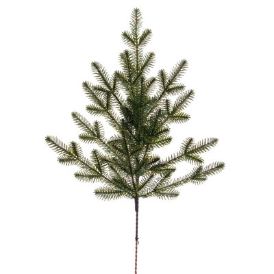 24" Georgian Fraser Fir Spray with 71 Realistic PE/PVC Tips, 4 Pack