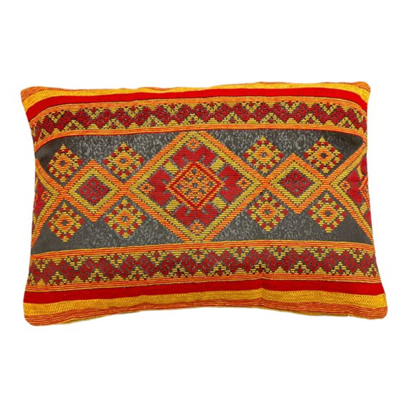 Binnu Geometric Rectangular Lumbar Cushion Cover