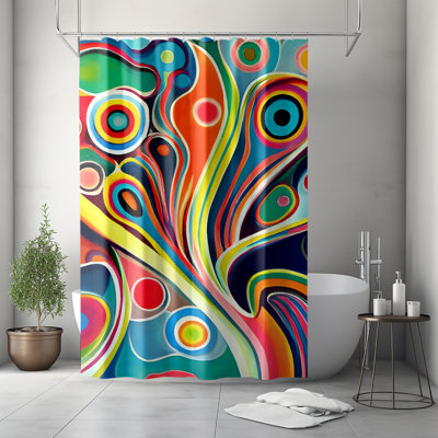 Rakhi Marble Shower Curtain