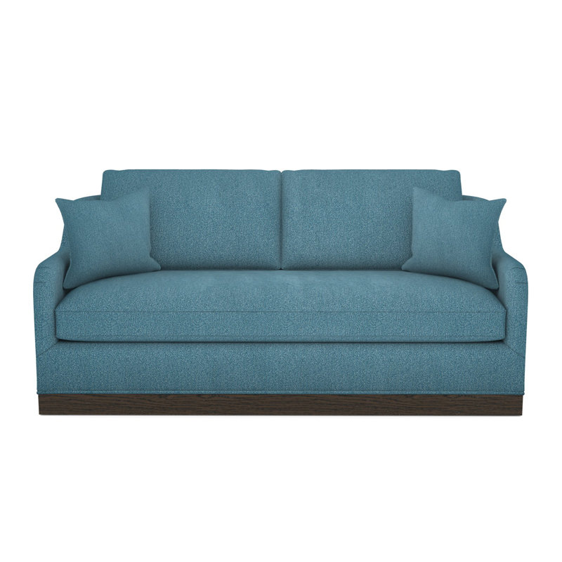Fisher Plinth Base Bench Seat Mid Sofa, Havana, Ian Lagoon