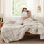 Ensemble d'édredon plissé en microfibre pré-lavé Best vendeur - 89GSM-110219822-105529480