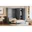 Grand lit escamotable mural avec placard-229473628