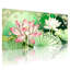 Ensemble de 3 tableaux muraux de style Art déco représentant des fleurs de lotus-1058763980