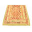 Tapis en laine rouge/vert 4 pi 9 po x 6 pi 4 po one-of-kind à la main-noué la new age Elland