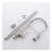 Single Handle Commercial Kitchen Faucet with Pull-Down Sprayer, Brushed Nickel, Solid Brass Body