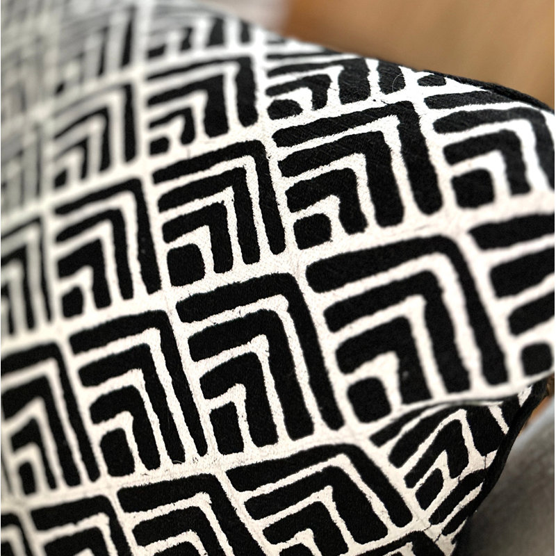 Geometric Cotton Pillow Cover