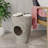Modern Concrete Outdoor Side Table - Grey, Contemporary Design For Outdoors In Grey Stylish And