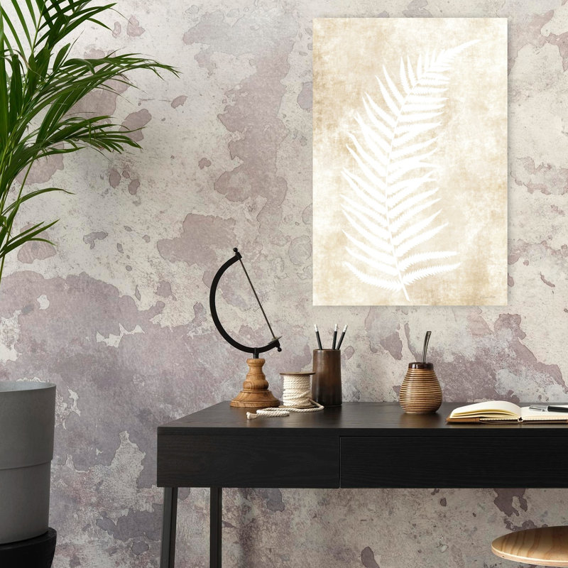 Fern Frond 2 Abstract Contemporary Fern Landscape Nature Wall Art Print, 60.96cm H x 40.64cm W