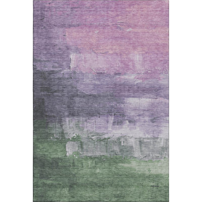 Premium Machine Washable Elize AMF1473 Abstract Rug