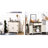 Enochs Freestanding Storage Pantry Furniture w/ Adjustable Shelf for Living Room-1514093312