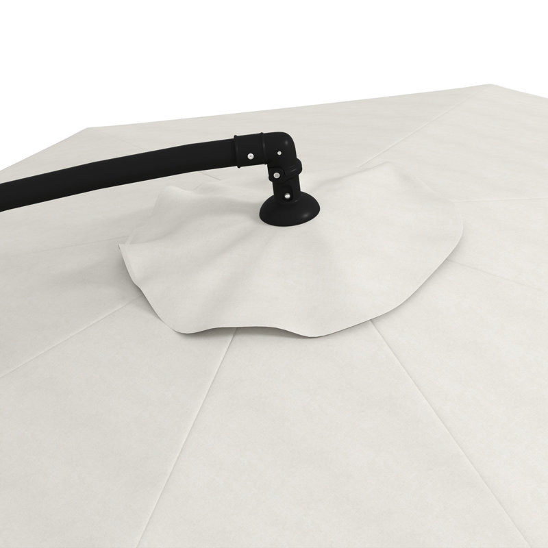 Parasol de patio suspendu, Crème