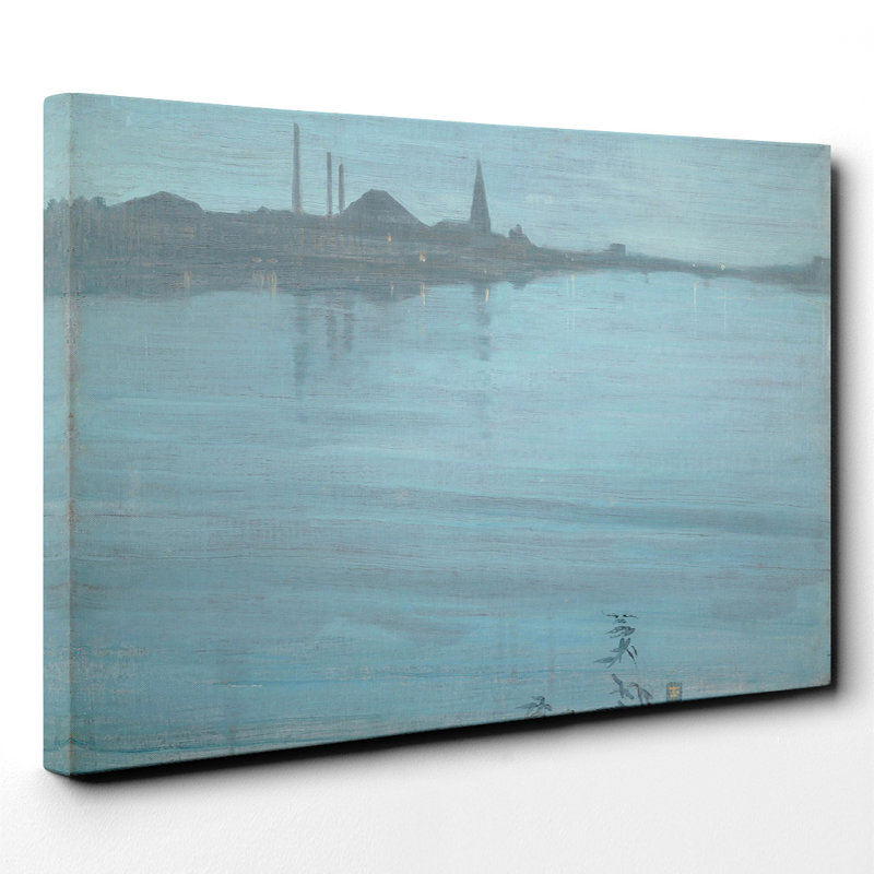 James Abbott McNeill Whistler - Wrapped Canvas Painting, 70cm H x 100cm W