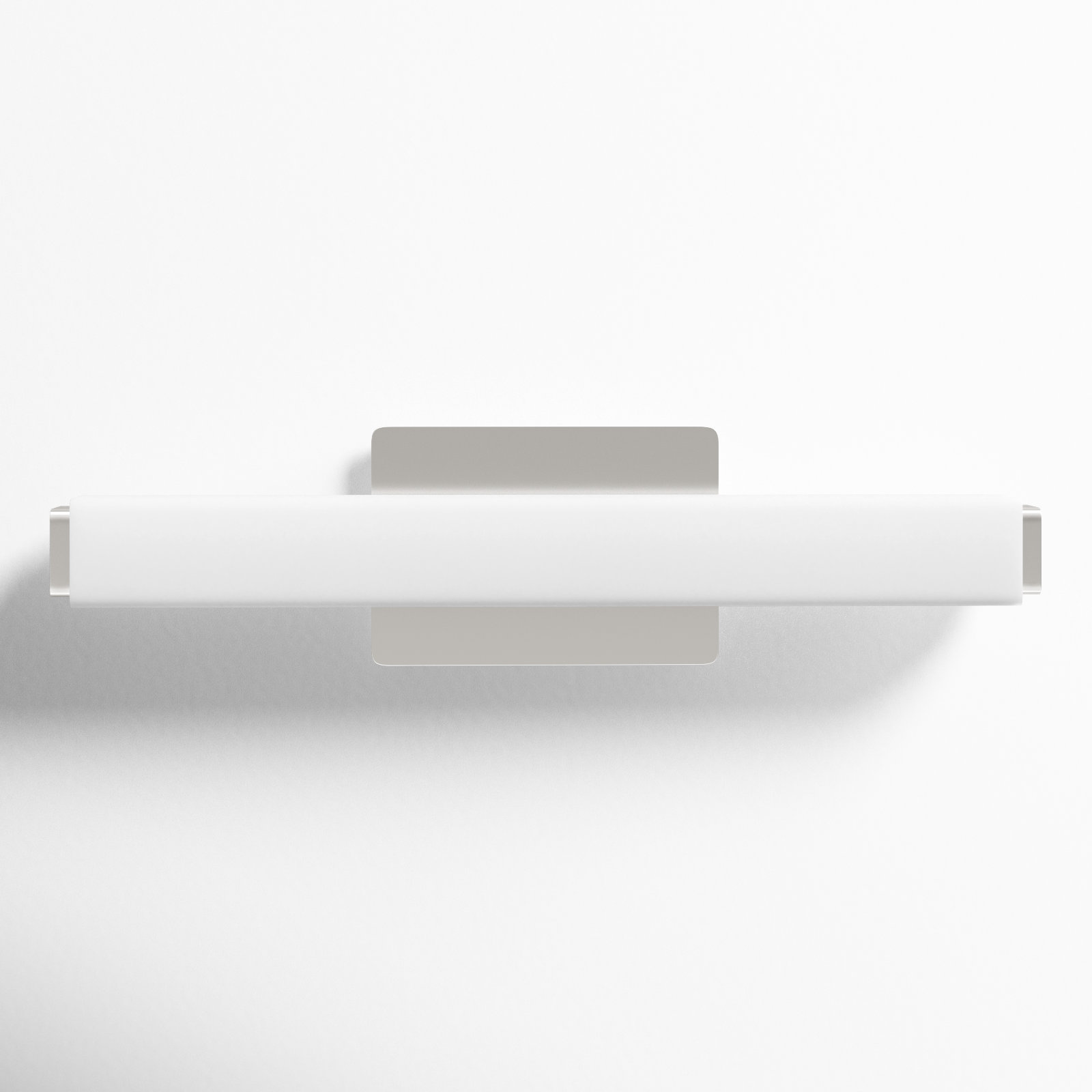 Erby Single Light Glass Dimmable LED Flush Mounted Sconce, 2700K, Chrome