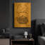 «Asian Teapot III» par Cheri Blum, art mural en métal doré, 16 po x 24 po-136472240
