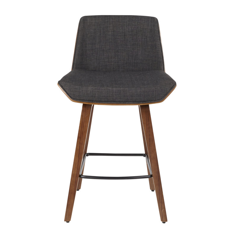 Tabouret de comptoir 25,25 po Craiginorne, Gris anthracite