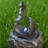 Modern Abstract Sculptural Freestanding Water Fountain-2028384015