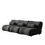 Ensemble modulaire en chenille 3 places avec oreillers cylindriques Chisum-108844068