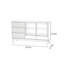 Buffet rayé en verre sculpté-132995263