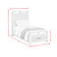 Lit simple avec rangement Busey-1393259838