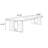 Gray + Nut-brown Rectangular Solid Wood desk