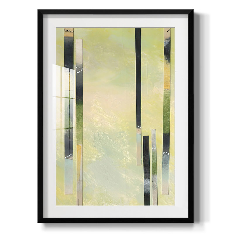 Neutral Assemblage IV -Framed Print, Black, 28.5'' H x 20.5'' W