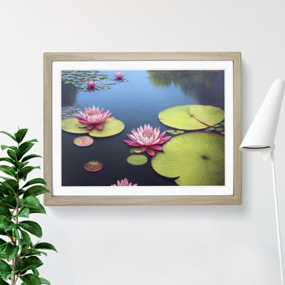 Beauty Of A Water Lily Pond - Single Picture Frame Print