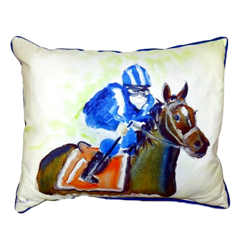 Coussin lombaire extérieur Horse & Jockey, Très grand