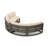 Bergeron Outdoor Curved Patio Sectional with Sunbrella Cushions-61510553-91631144
