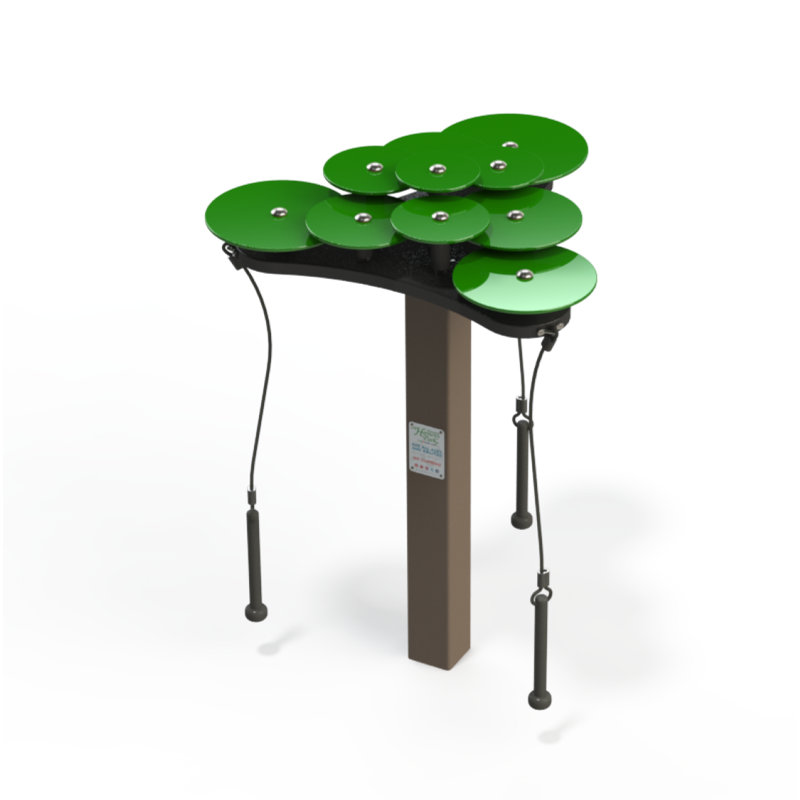 Panneau de terrain de jeu Lilypad, Vert, Surface de fixation