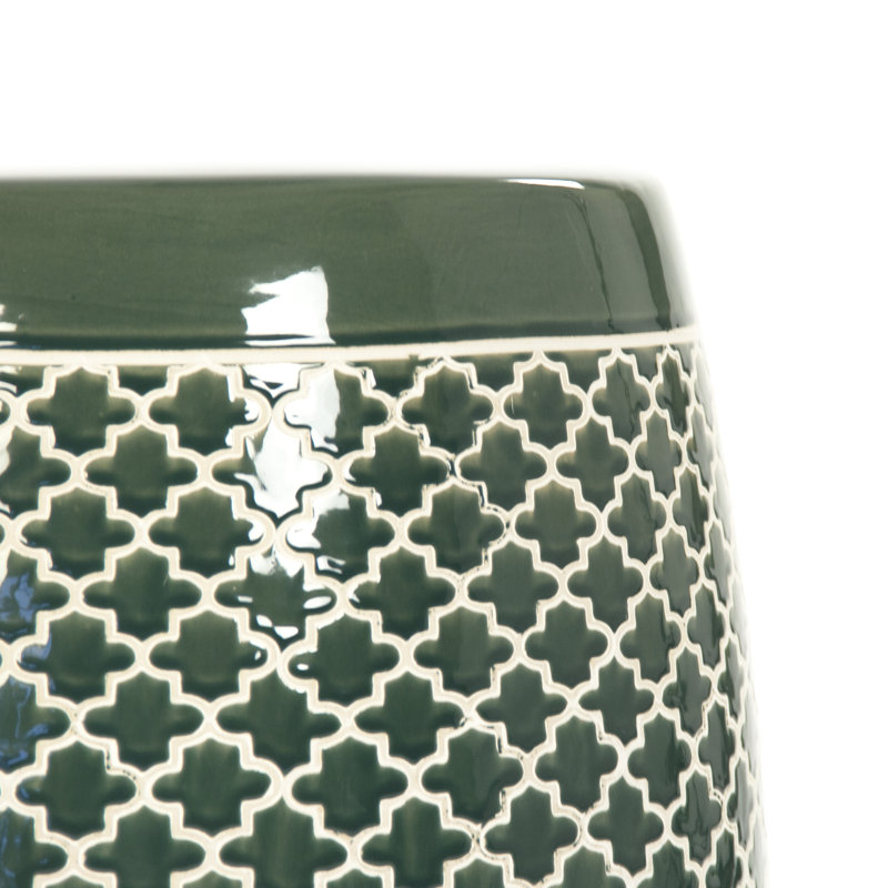 Gable Garden Stool, Teal