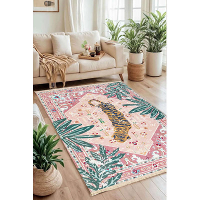 Tapis Pers Safari safari tropical rose asis