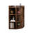 3-Tier Corner Cabinet Storage with USB Ports and Outlets,Corner Cube Storage Organizer for Small Spaces,Retro-533848619