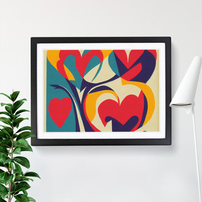 Abstract Art Love Heart Vol.1 - Single Picture Frame Print