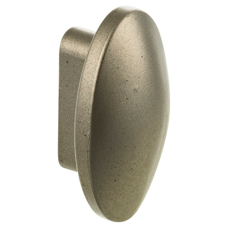 Plastic, Wood And Metal Door Handles & Knobs White Plastic Ovals Handle, Silver