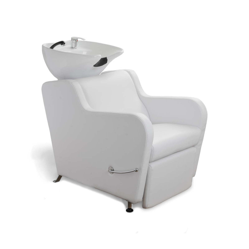 Unité de lavage de shampooing Stanley, Similicuir brun clair